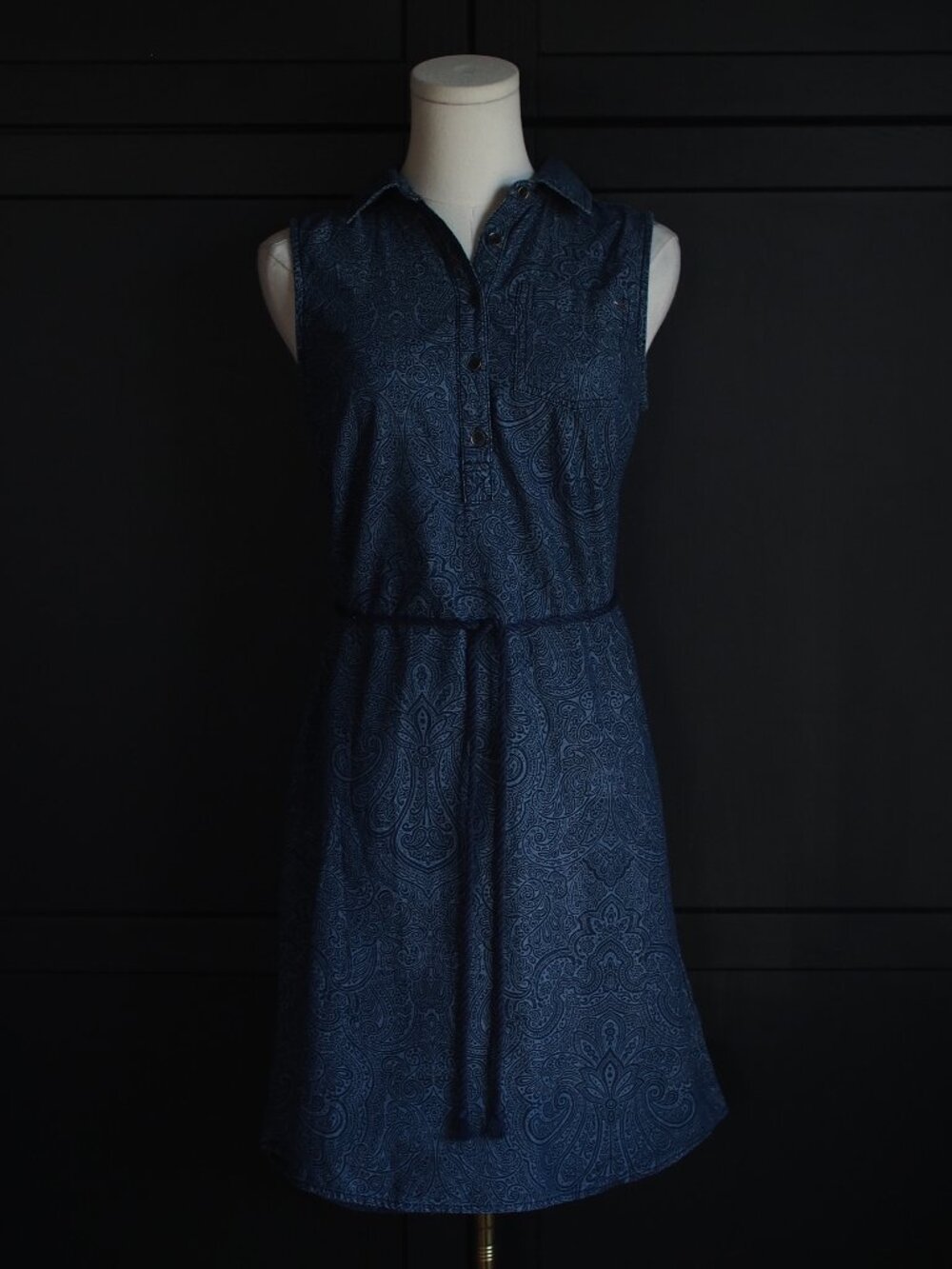 Tommy Hilfiger | Cotton Sleeveless Button-Down Shirt Dress